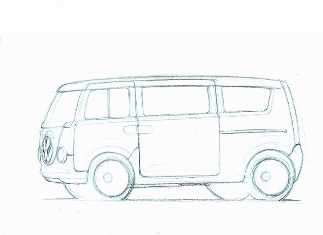 640x467 Paulo Ungaretti Paleo Konno - Car Profile Sketch