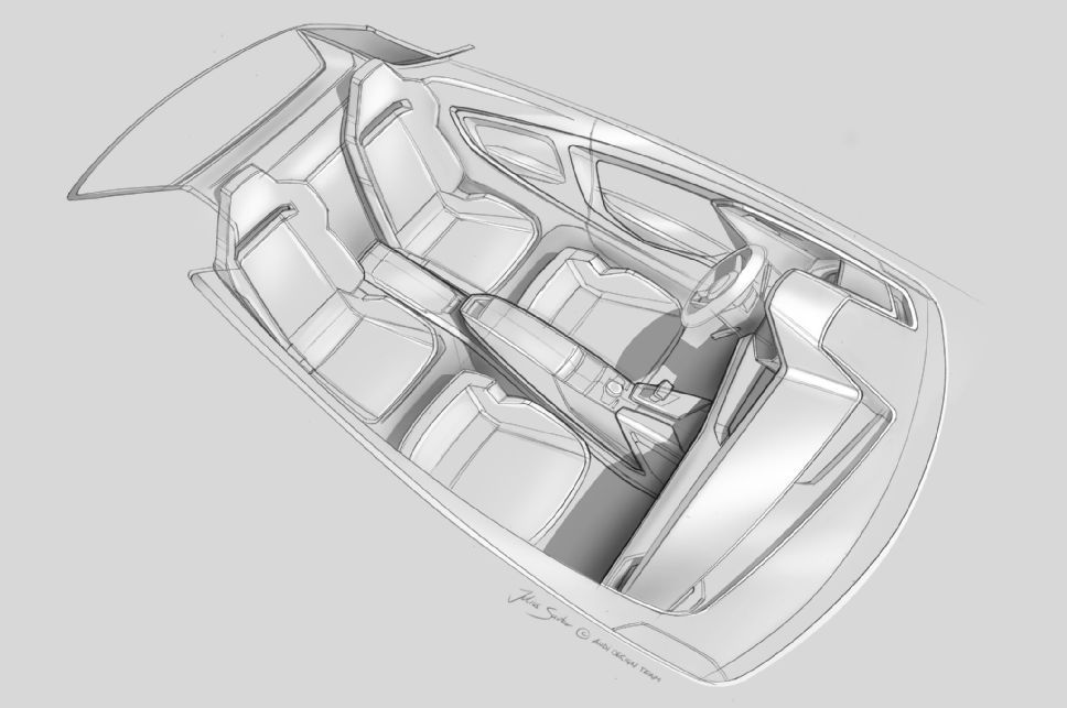 968x643 Car Profile Sketch - Car Profile Sketch