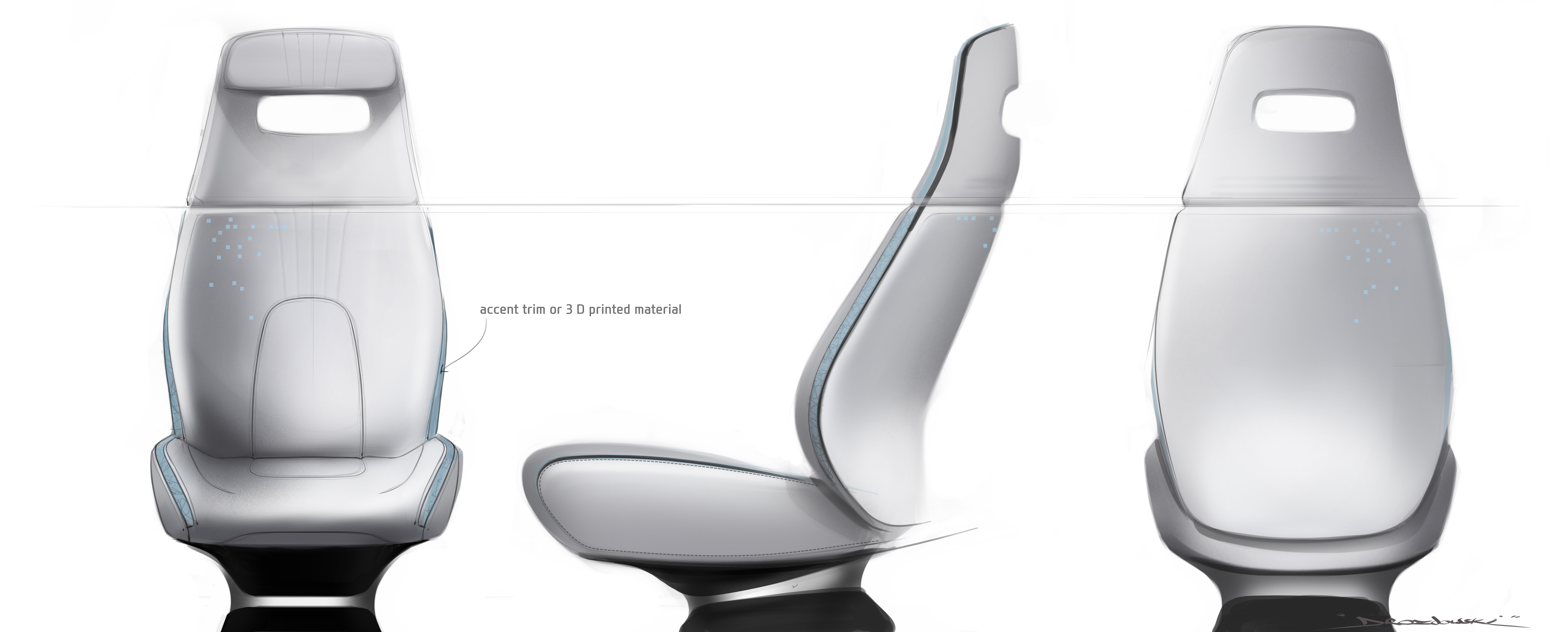 6148x2480 Gallery - Car Seat Sketch