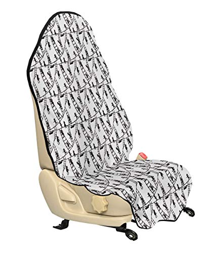 425x498 Lunarable Sketch Car Seat Hoody, Jumping Running - Car Seat Sketch