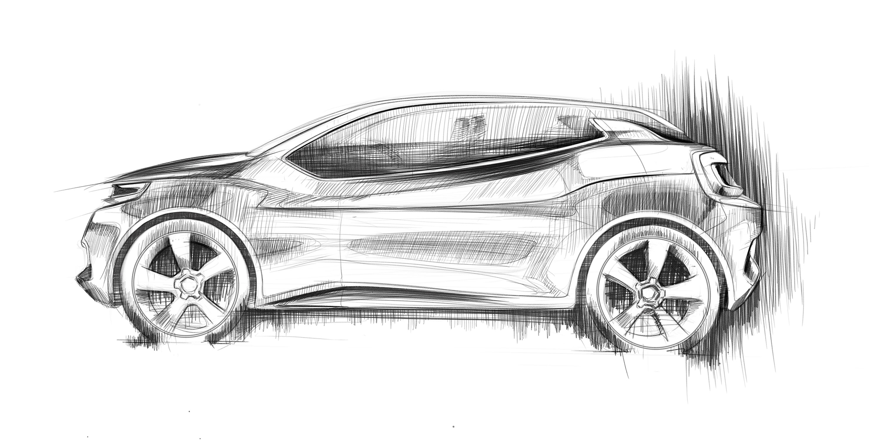 Car Side View Sketch at Explore collection of Car