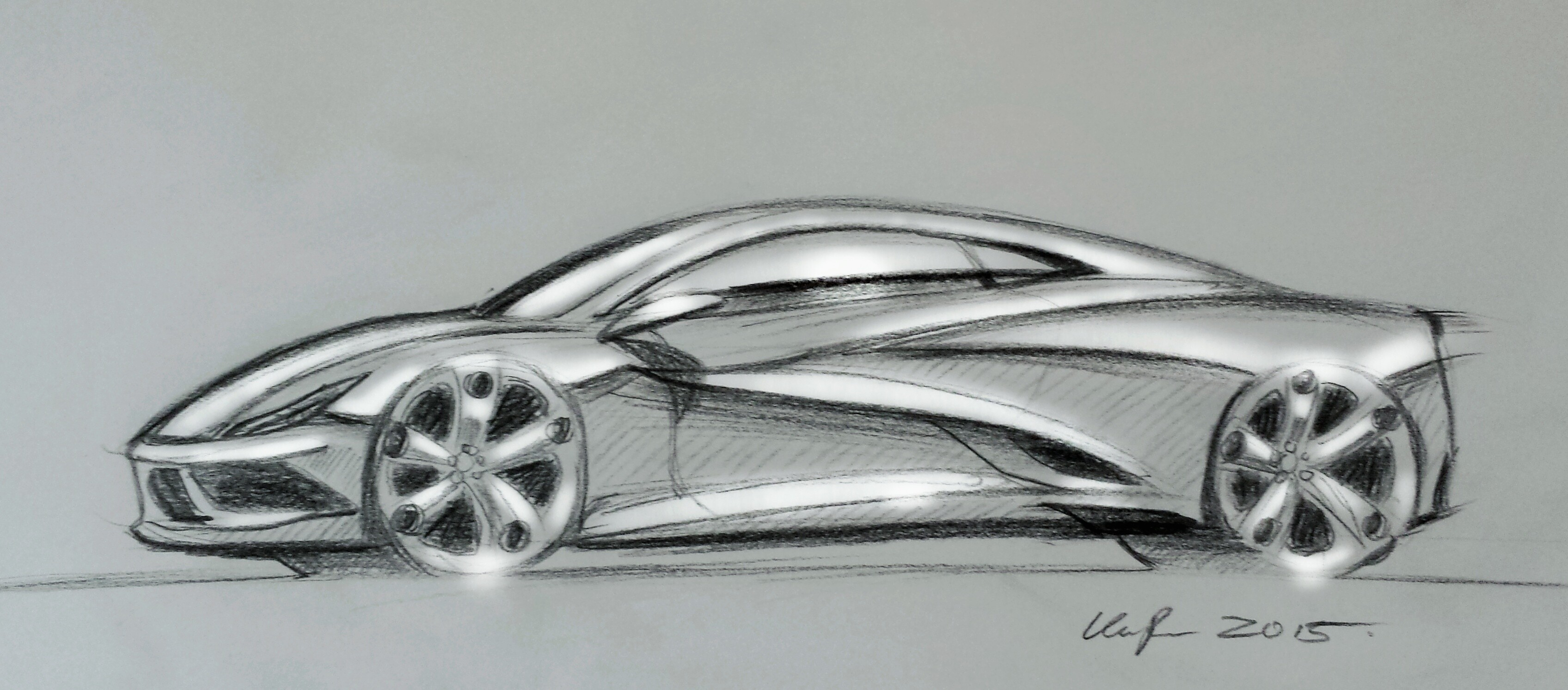 3392x1493 Pencil Paintings Of Cars Simple Car Images Beautiful Car Pencil - Car Simple Sketch