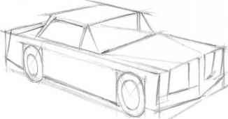 326x171 Car Sketch In Perspective - Car Sketch