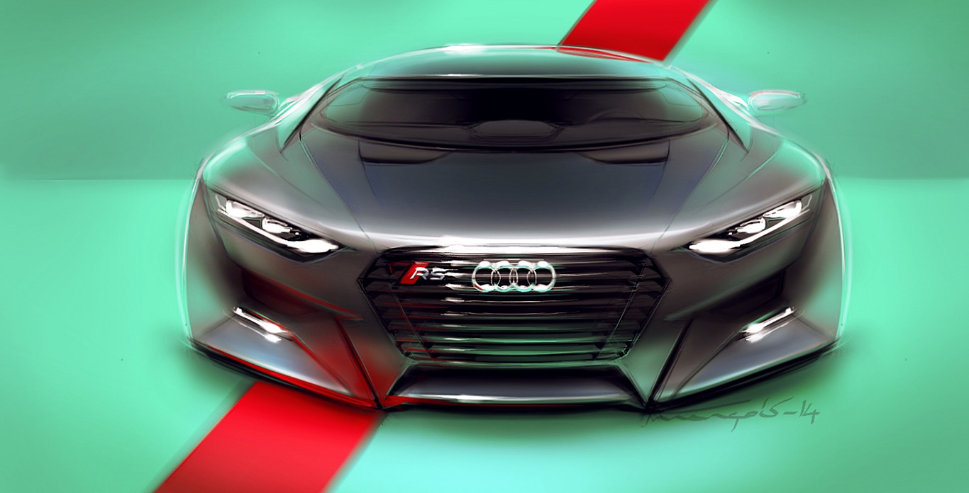 1366x696 How To Render A Front View In Sketchbook Pro Local Motors - Car Sketch Book