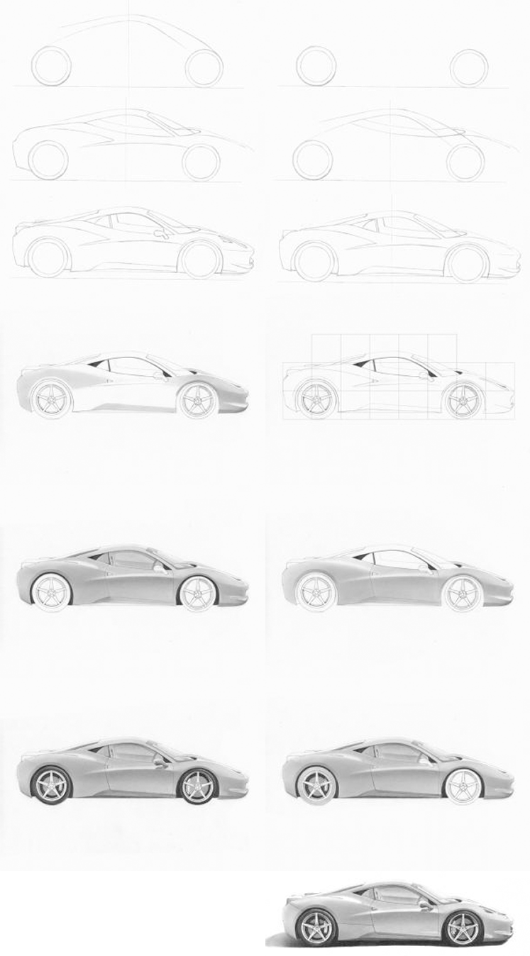 747x1348 Sketch A Car Automotive Design Sketches, Cars And - Car Sketch Drawing