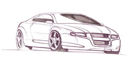500x230 How To Draw A Car Fast Amp Easy - Car Sketch Easy