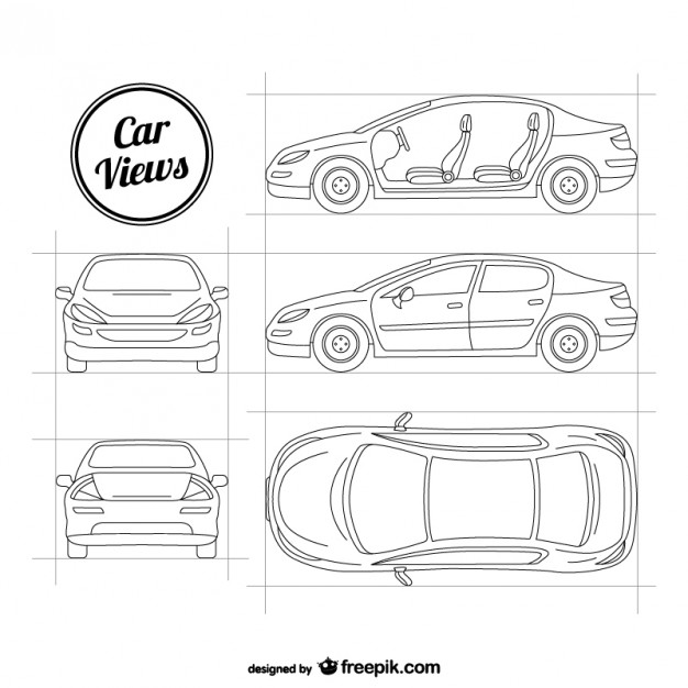 626x626 Car Sketch Vectors, Photos And Psd Files Free Download - Car Sketch Images