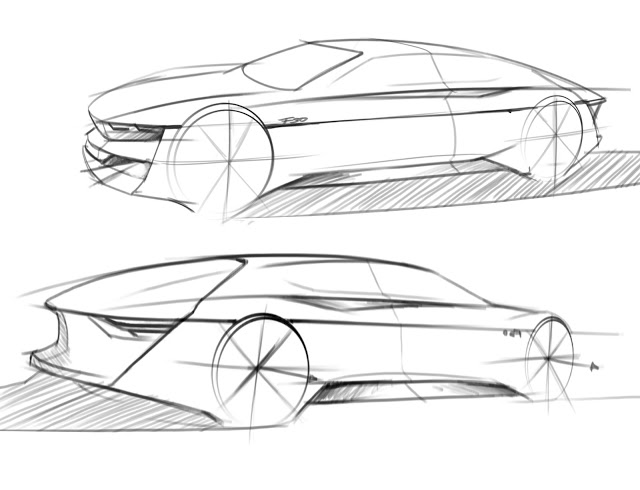 640x490 Sketching Cars, Proportions Amp Nice Perspectives - Car Sketch Pictures