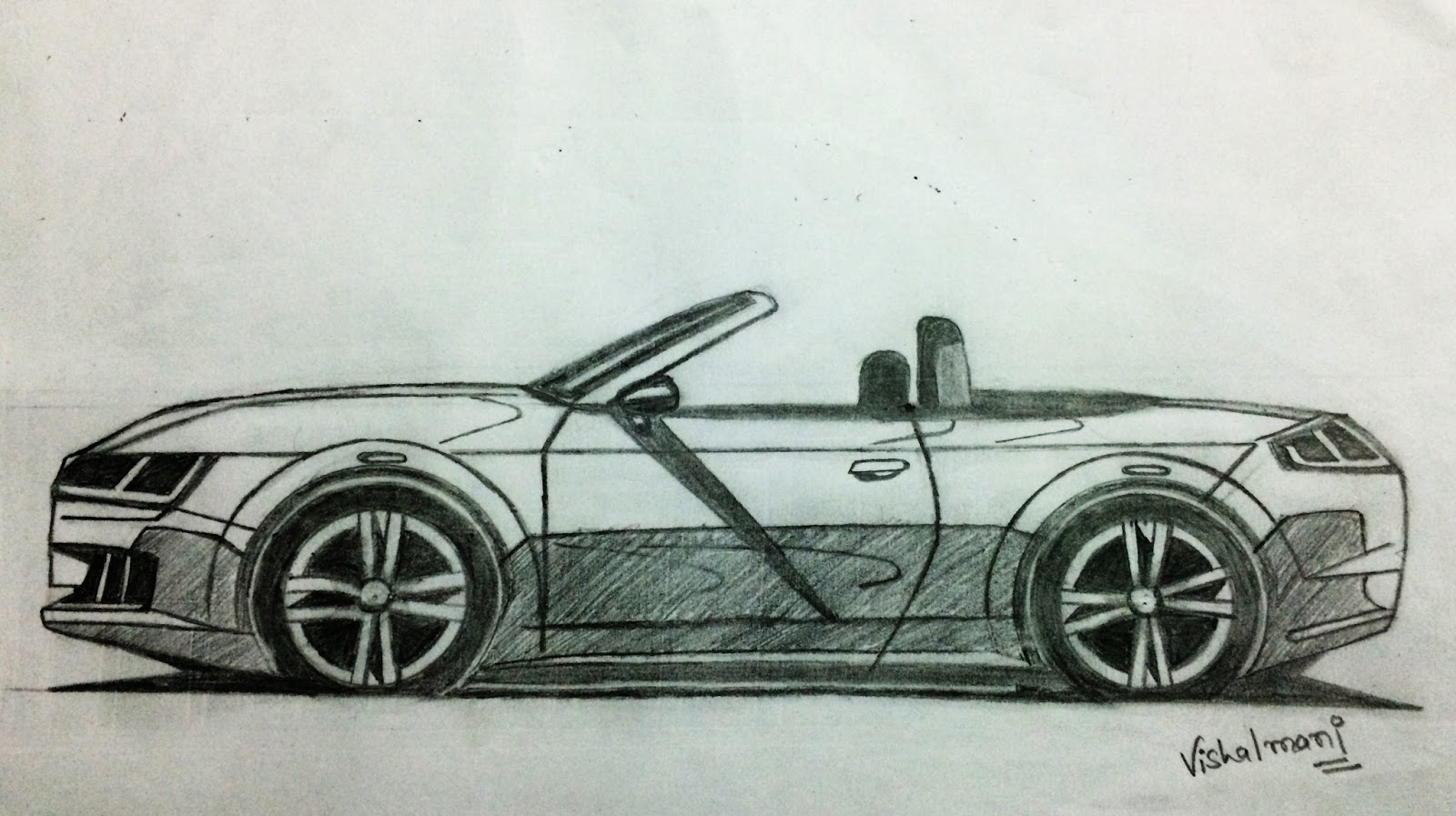 1600x897 Car Sketch - Car Sketch Side