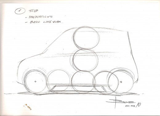 520x378 How To Draw A Simple Side View Car Sketch Target Nid - Car Sketch Simple