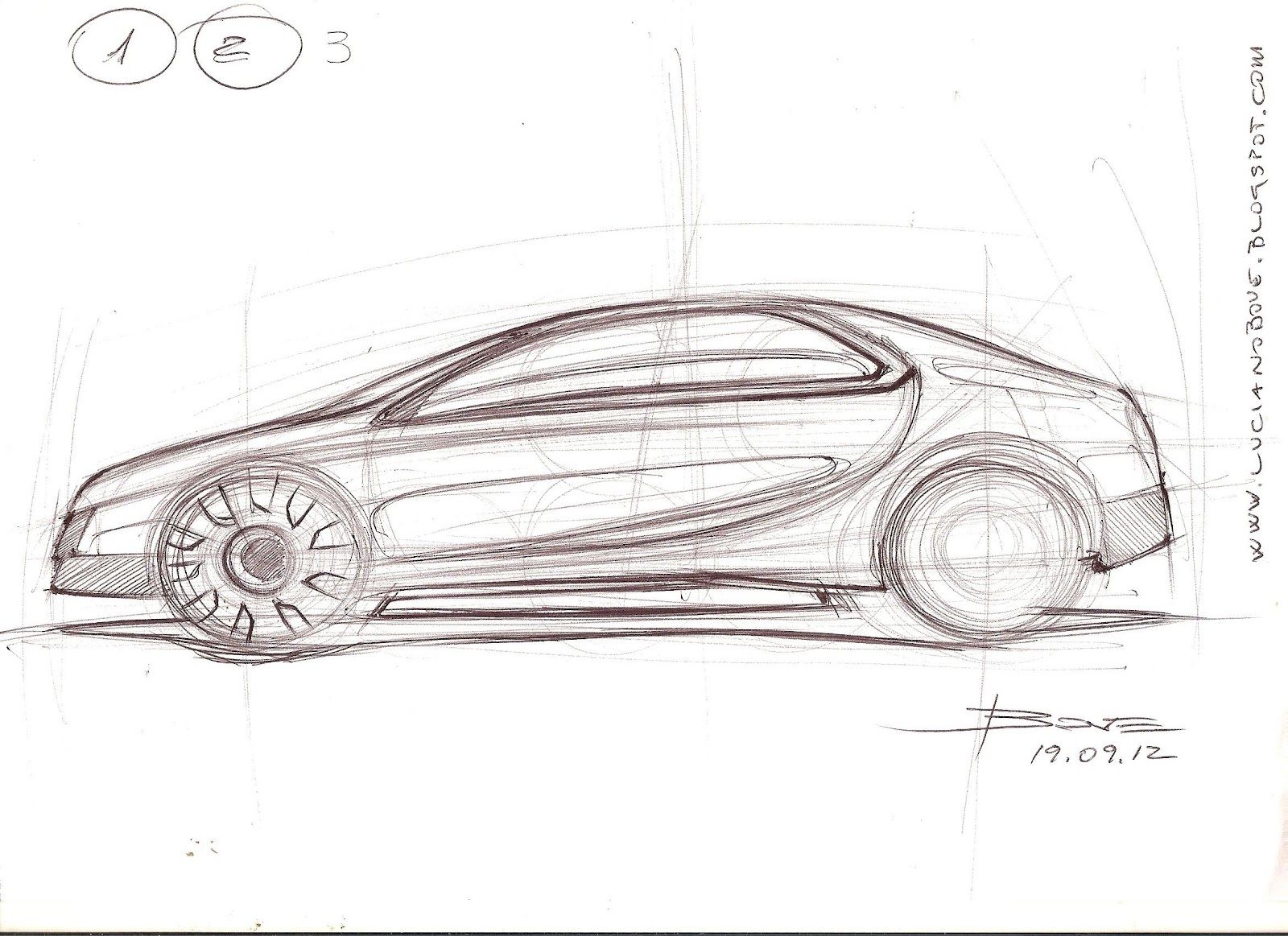 1600x1163 Simple Car Sketch Side View Pojazdy Car Sketch - Car Sketch Simple