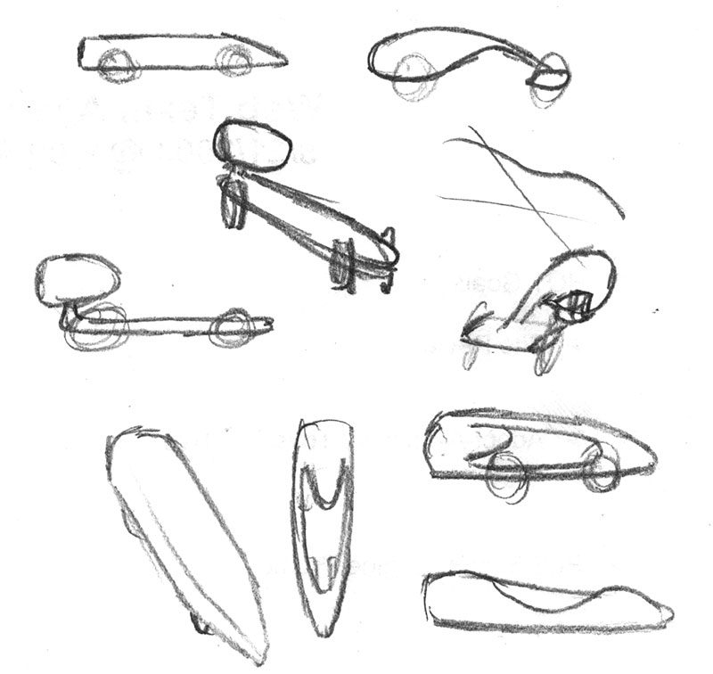 800x756 Designing A Co 2 Dragster - Car Sketch Template