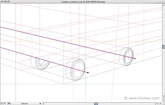 550x350 Automotive Illustration Tutorial How To Draw A Car Cutaway. - Car Sketch Template