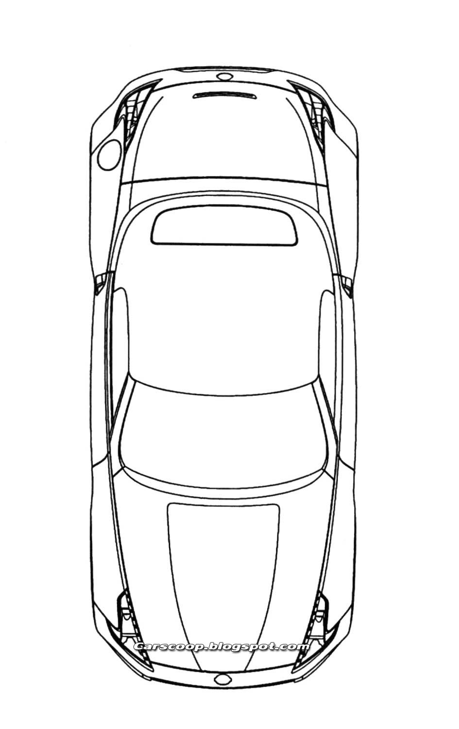 Car Drawing Top View