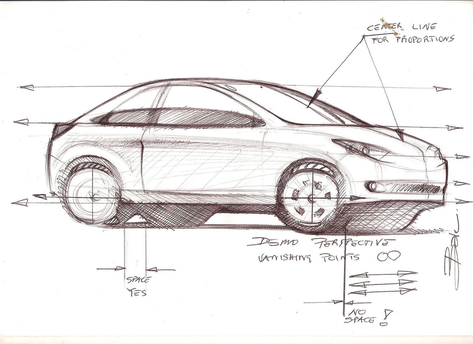1600x1163 Car Sketch Tutorial Sample Car Design And Mechanical Engineering - Car Sketch Tutorial