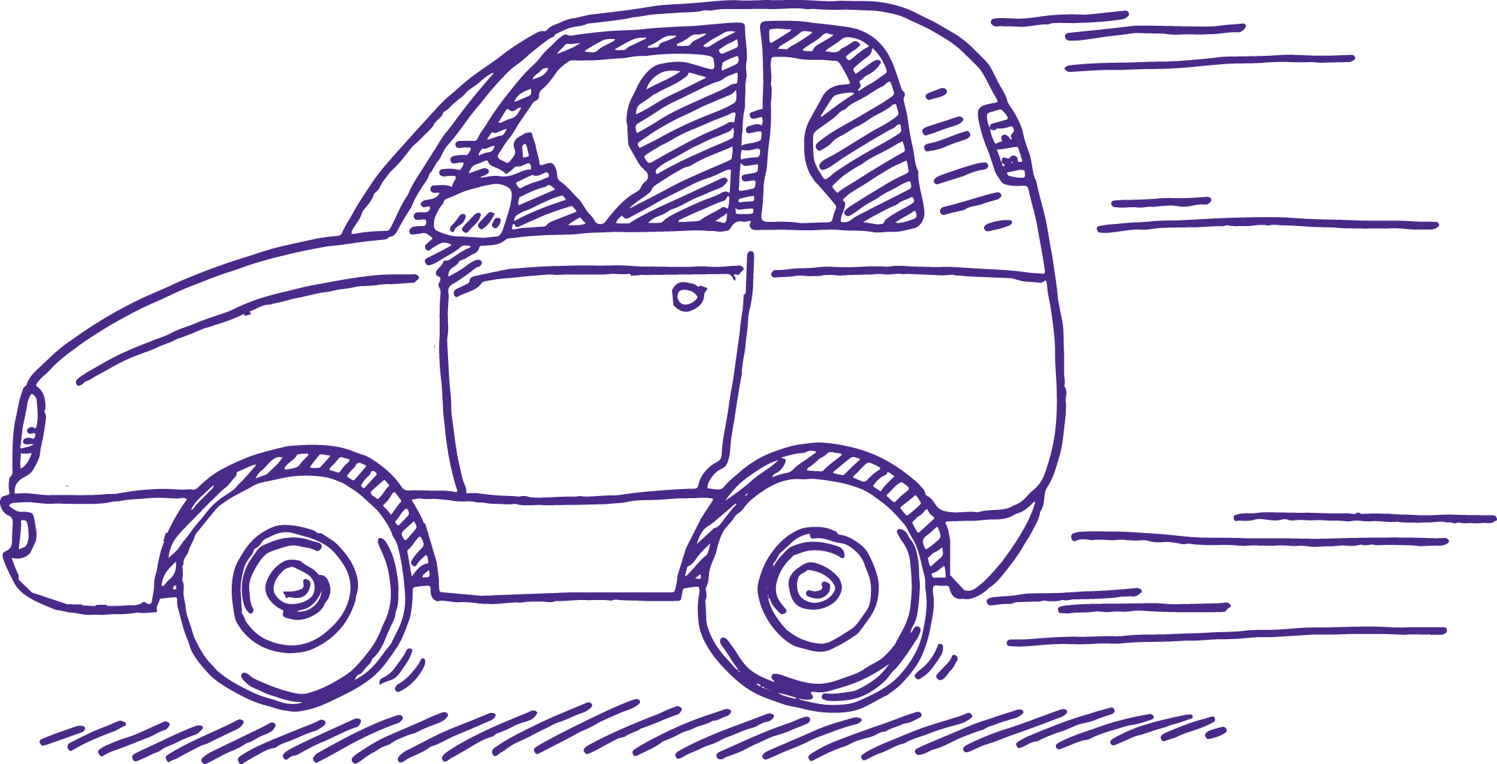 2145x1095 Car Sketch Clip Art Vector Graphics Illustration - Car Sketch Vector