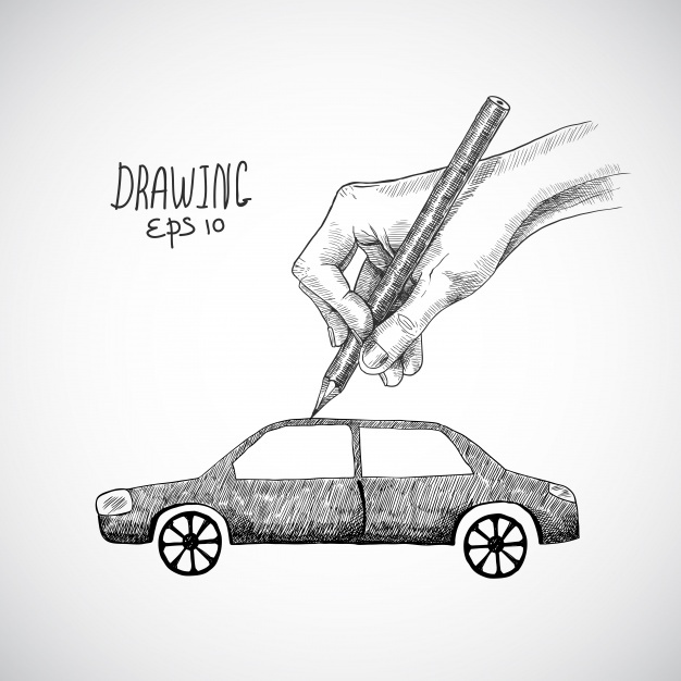 626x626 Car Sketch Vectors, Photos And Psd Files Free Download - Car Sketch Vector