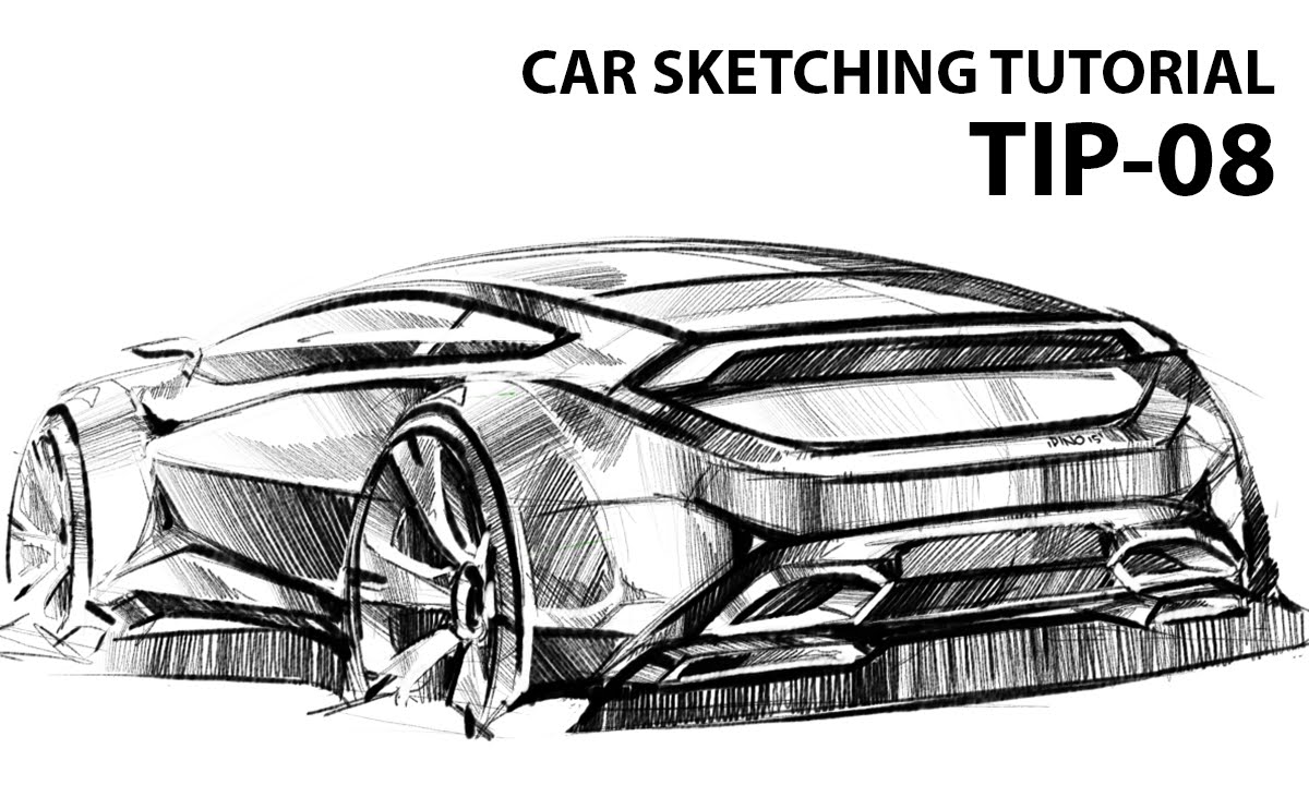 1200x720 Car Sketching Tutorial By Marcin - Car Sketching Basics