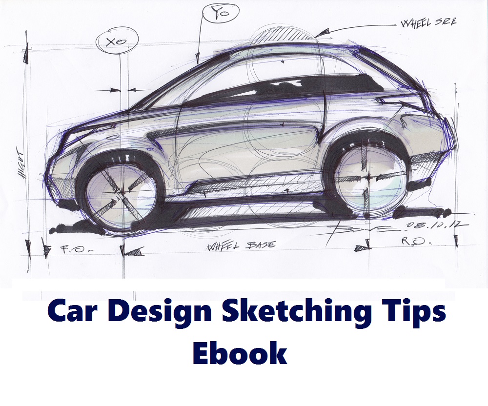 1000x832 Books - Car Sketching Basics