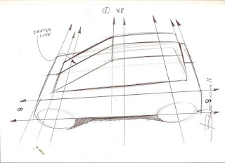 320x232 Simple Rules To Draw A Car Sketch In Top View - Car Top View Sketch