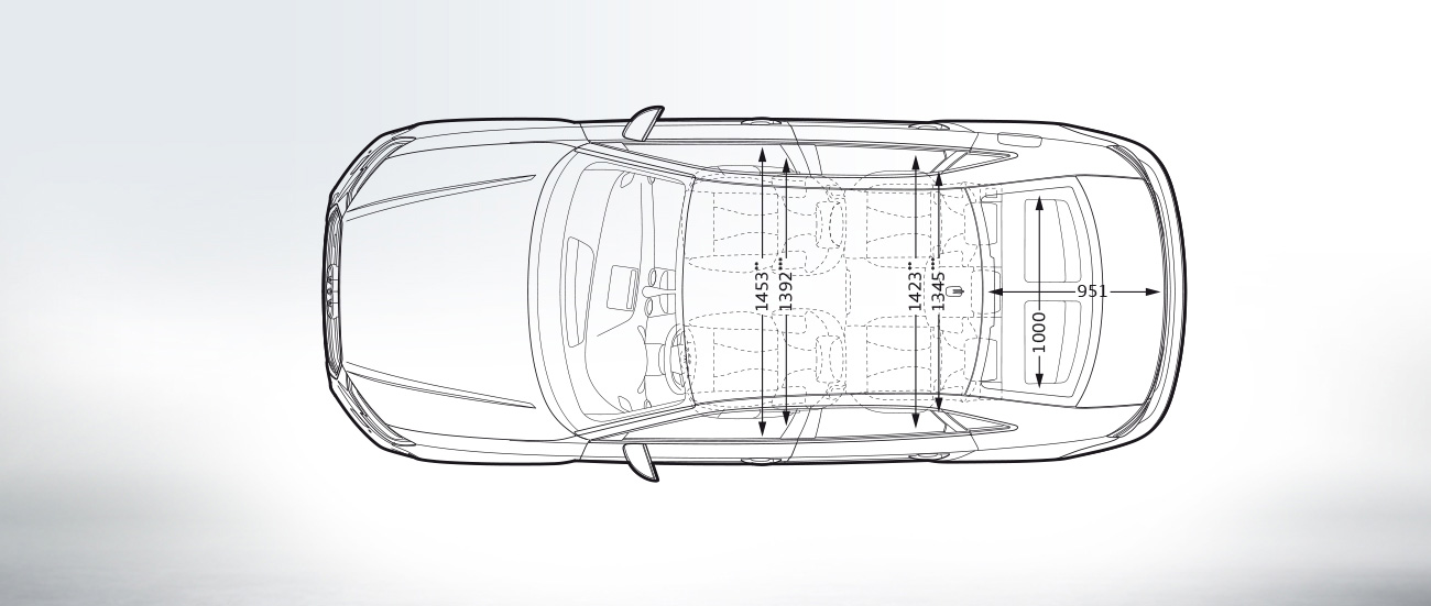 1300x551 Top View Gt Side View Gt Audi S3 Sedan Sophisticated Sports Car - Car Top View Sketch