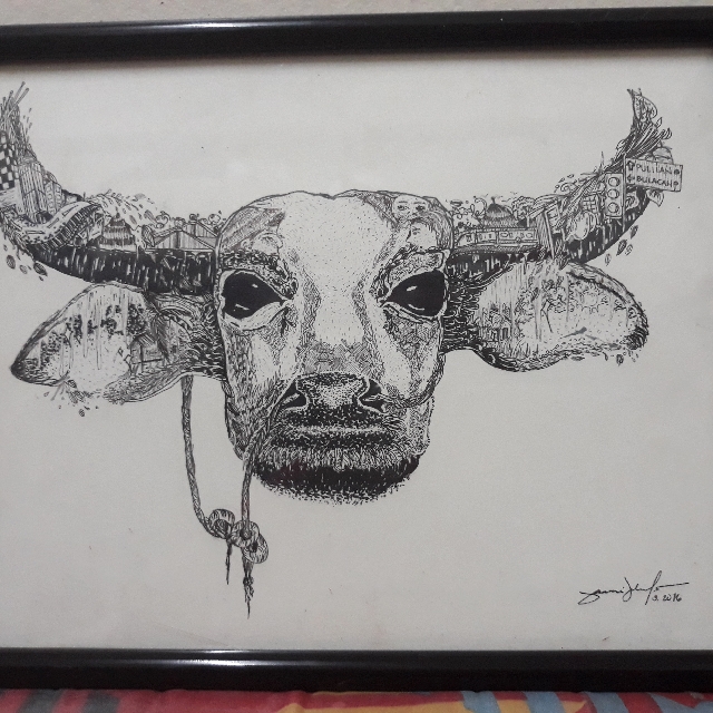 640x640 Carabao Doodle, Design Amp Craft, Artwork On Carousell - Carabao Sketch