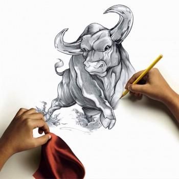 350x350 Philippine Carabao - Carabao Sketch