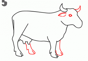 300x210 Carabao Cartoon Drawing - Carabao Sketch