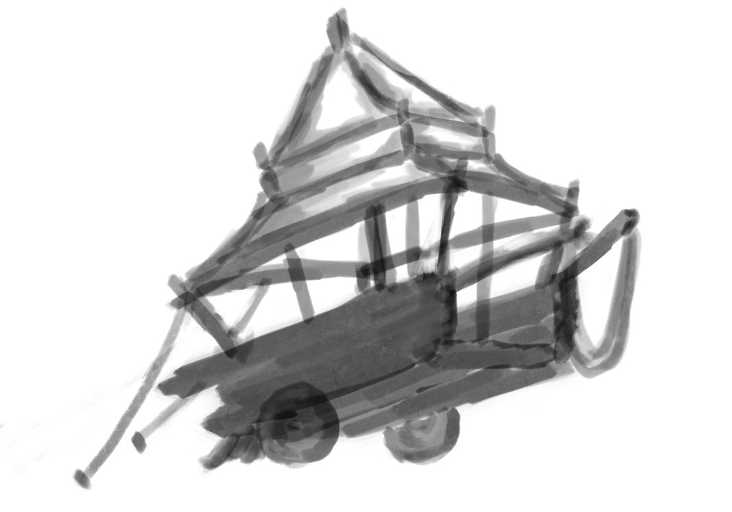 1069x748 Caravan Sketch By Voldabar - Caravan Sketch