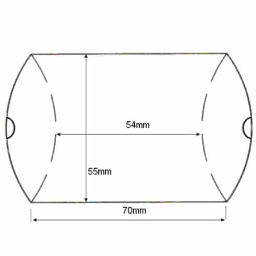 500x500 Fb02 Small Pillow Box Grant Austin Display Packaging - Cardboard Box Sketch