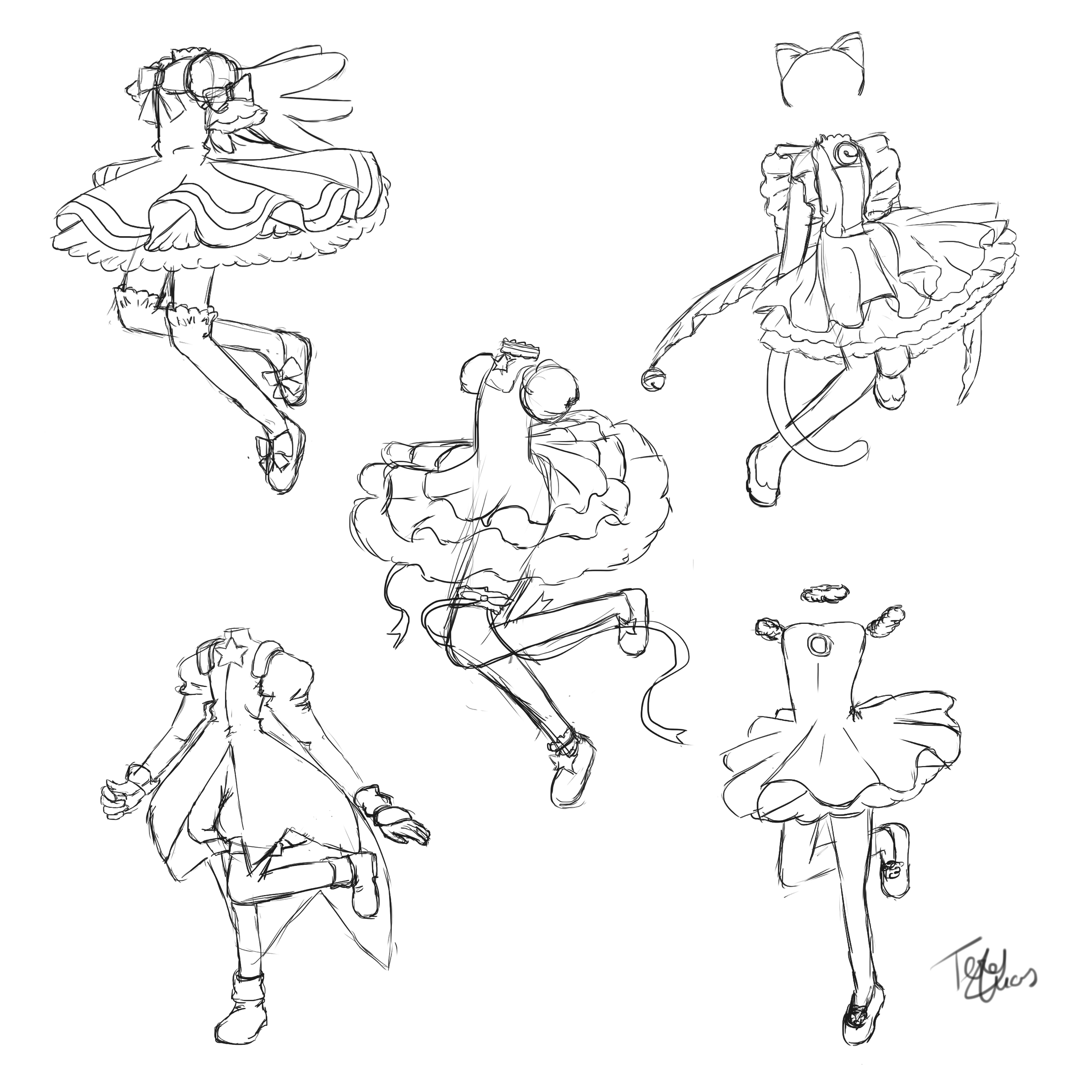 3543x3543 Cardcaptor Sakura Prints Part 1 Teresartwork Online Store - Cardcaptor Sakura Sketch