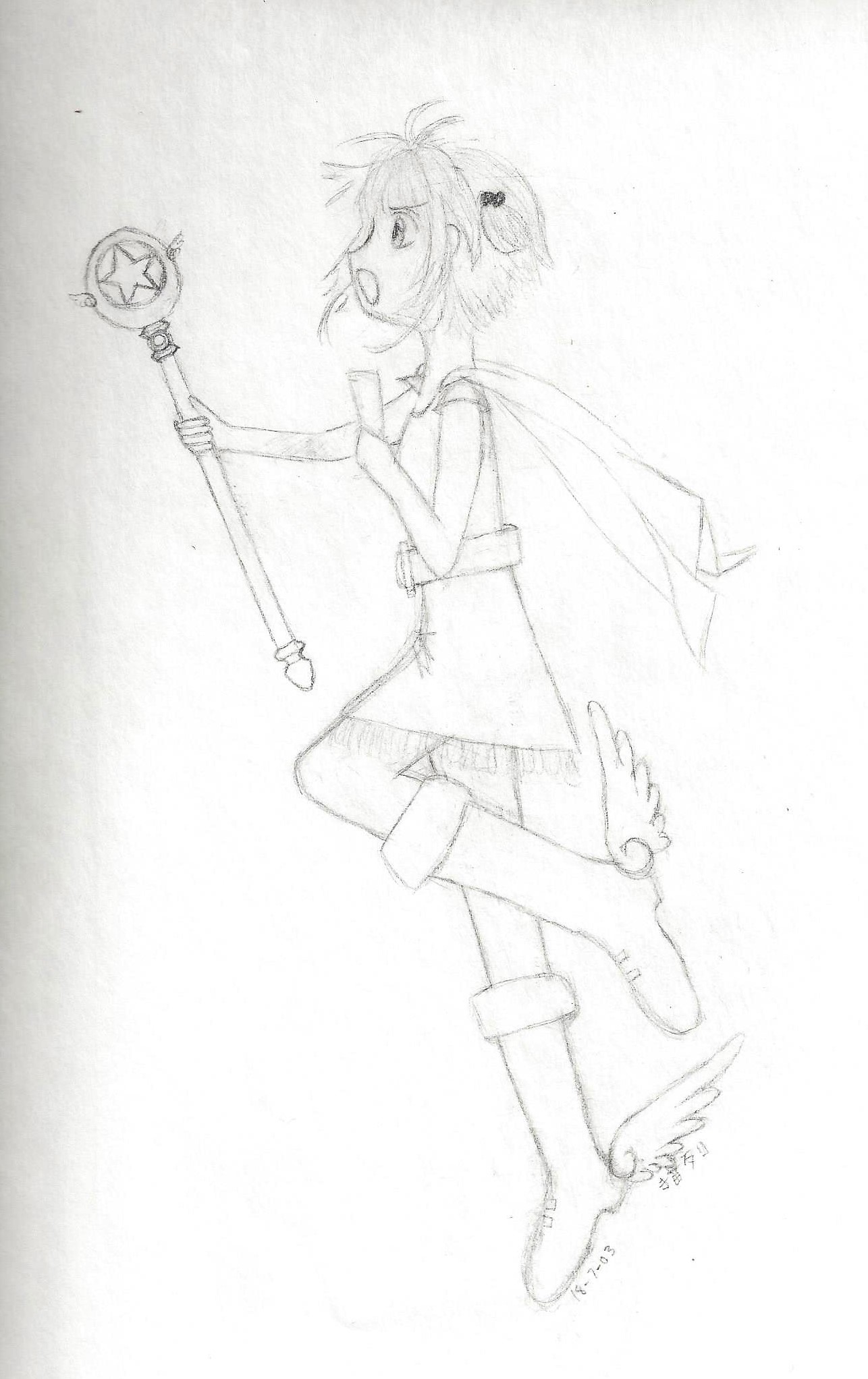 1286x2044 Fan Art Friday Sakura Calls On Jump Jedi By Knight - Cardcaptor Sakura Sketch