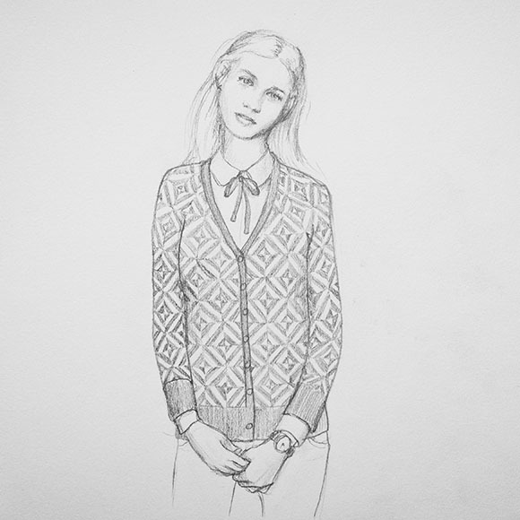 580x580 Meet The Tiber Cardigan From Speckle Amp Stone - Cardigan Sketch