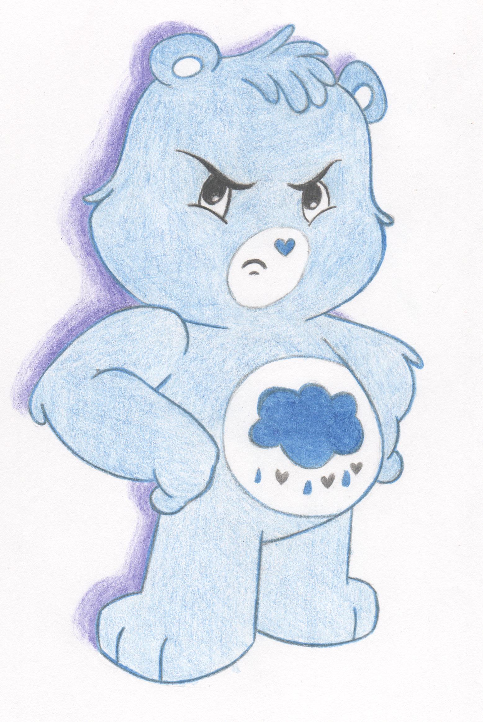 1556x2326 Grumpy Care Bears By Theonlyjaystar - Care Bear Sketch