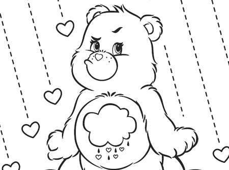 450x334 Grumpy Day Care Bears Uk Welcome To Carebears.co.uk - Care Bear Sketch