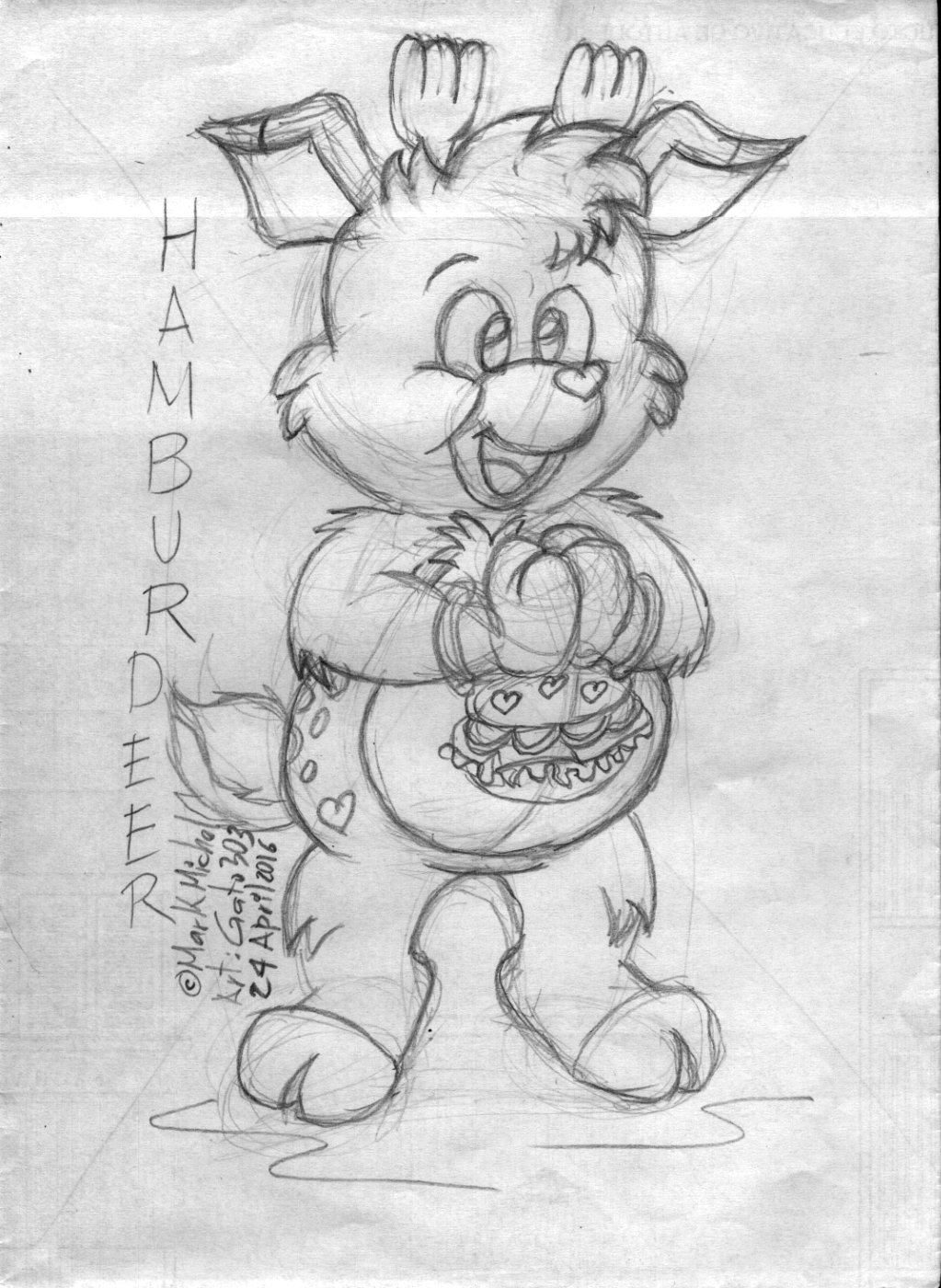 1023x1400 Hamburdeer Care Bear Cousin Sketch Weasyl - Care Bear Sketch
