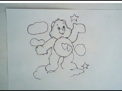 Care Bear Sketch at PaintingValley.com | Explore collection of Care ...