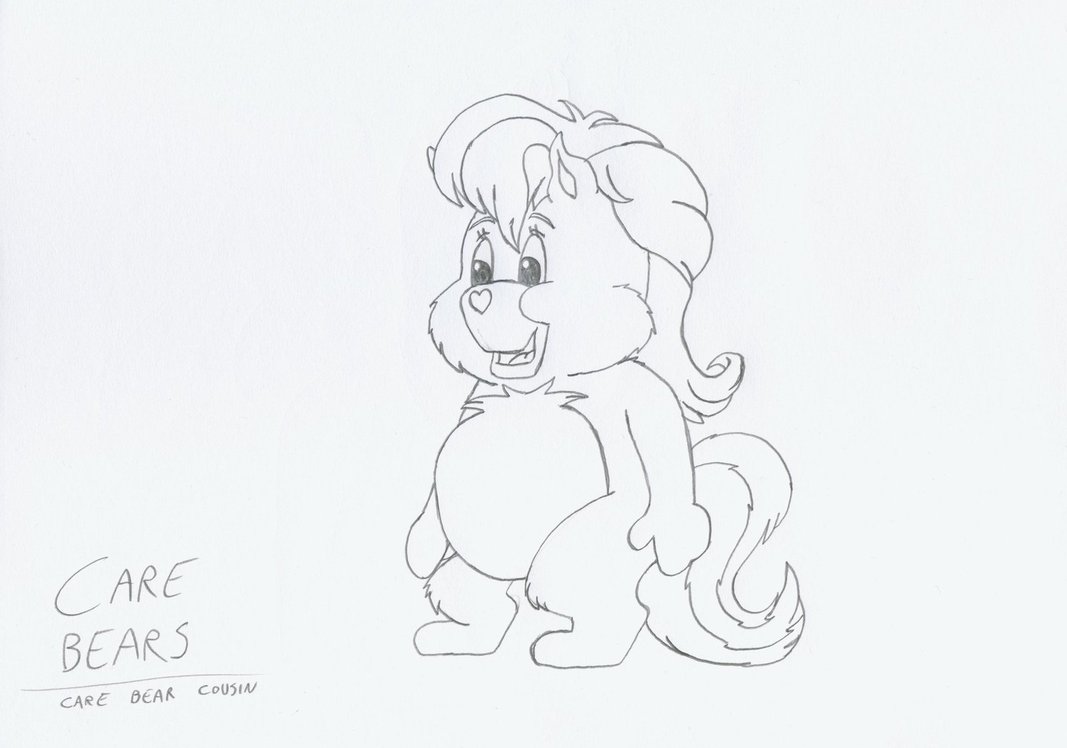 Care Bear Sketch at PaintingValley.com | Explore collection of Care ...