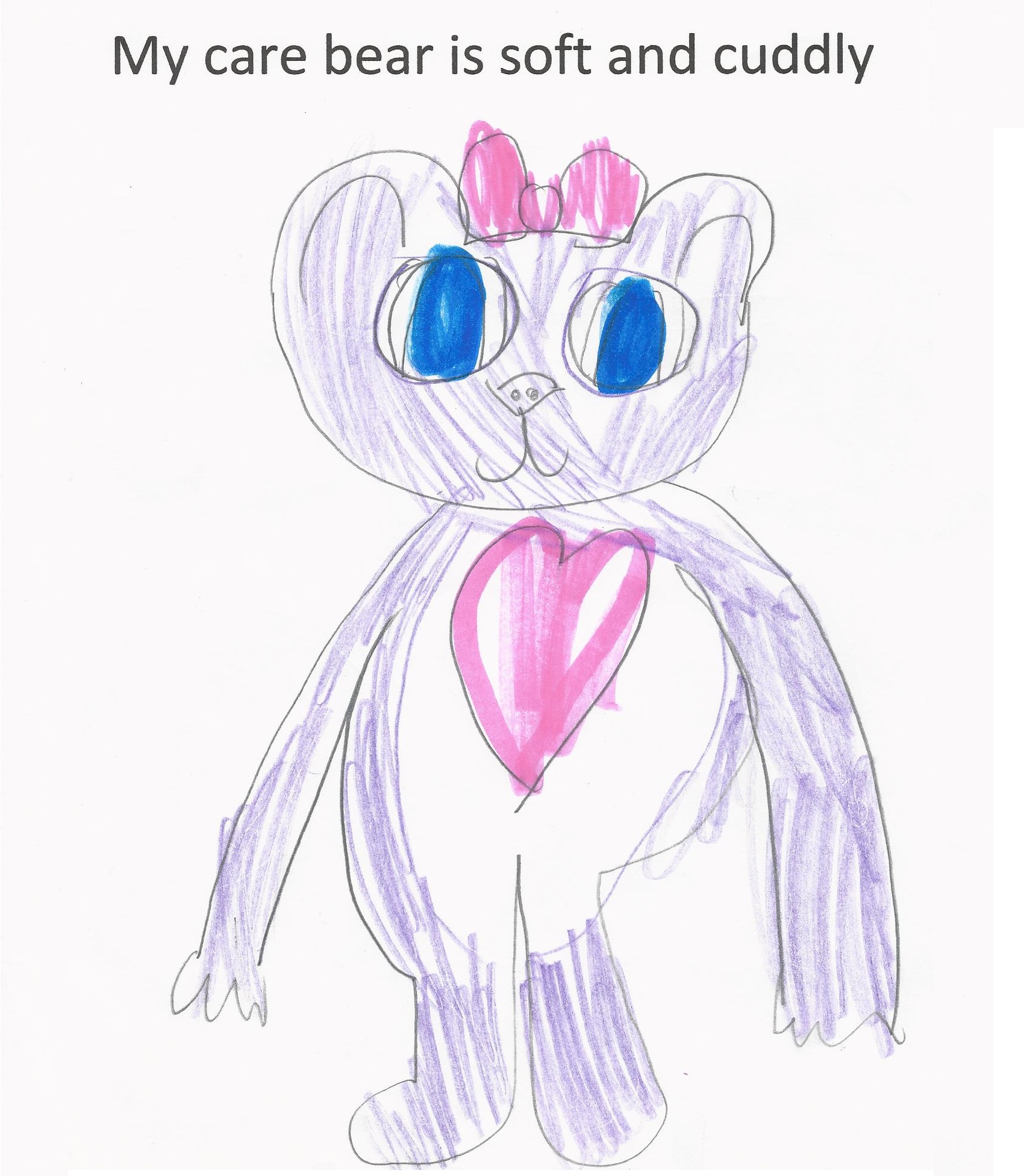 1700x1952 My Does Not Care Bear - Care Bear Sketch