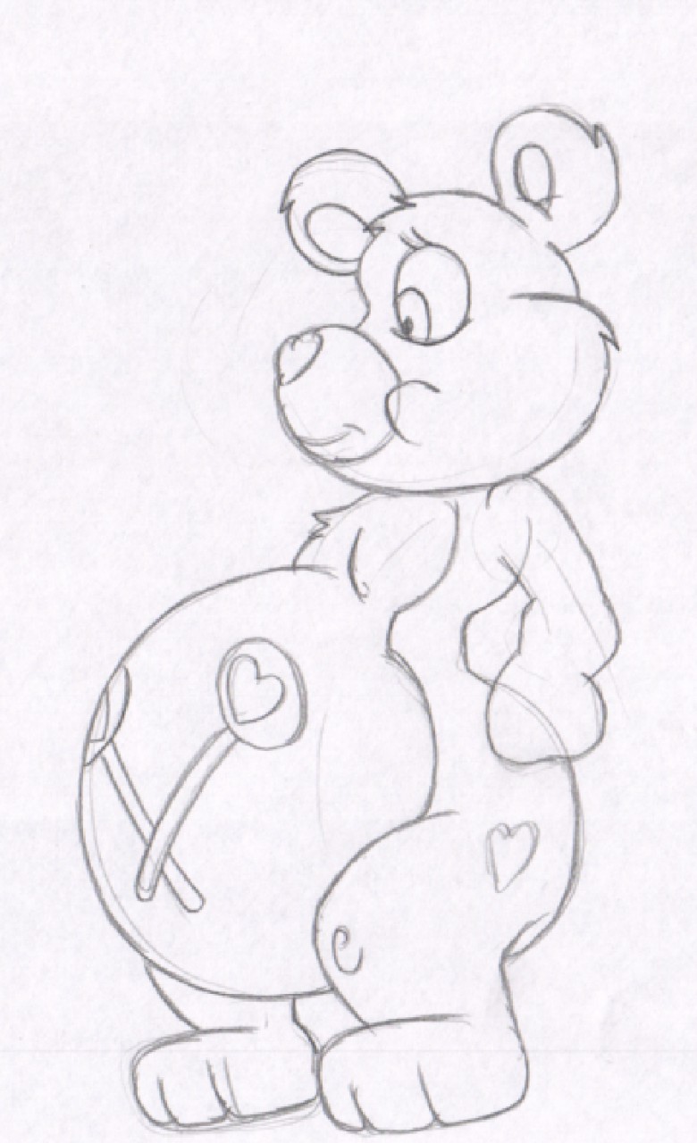 780x1280 Care Bears Sketch 1 By Virus 20 - Care Bear Sketch