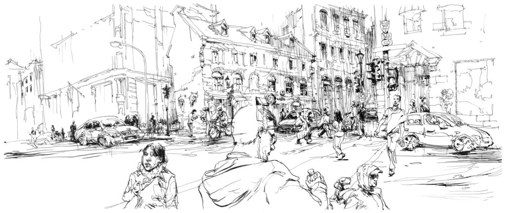 1024x432 Urban Sketching 101 Ultimate Guide And Techniques For Urban - Career In Sketching