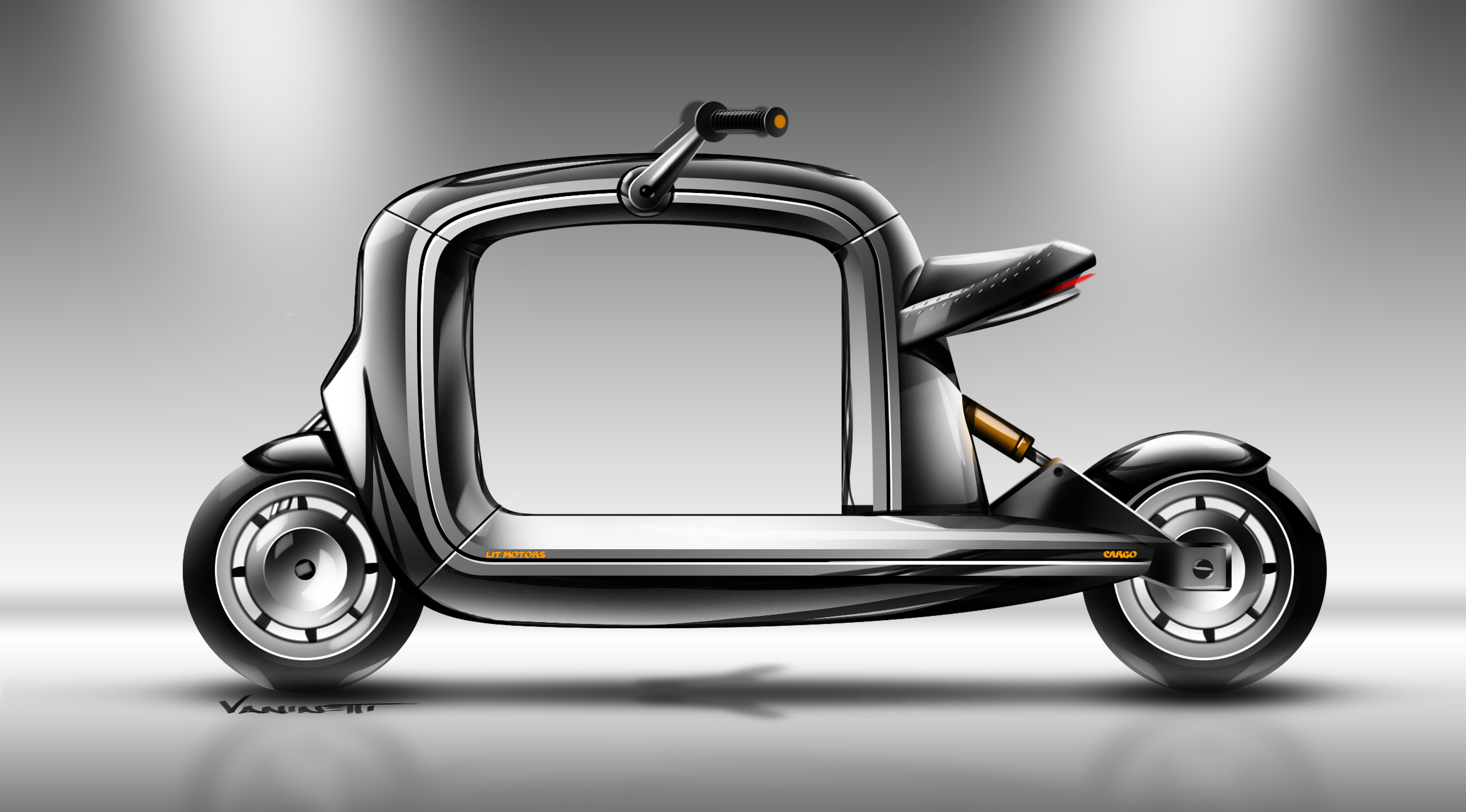 4757x2637 Cargo Scooter Sketchploration - Cargo Sketch