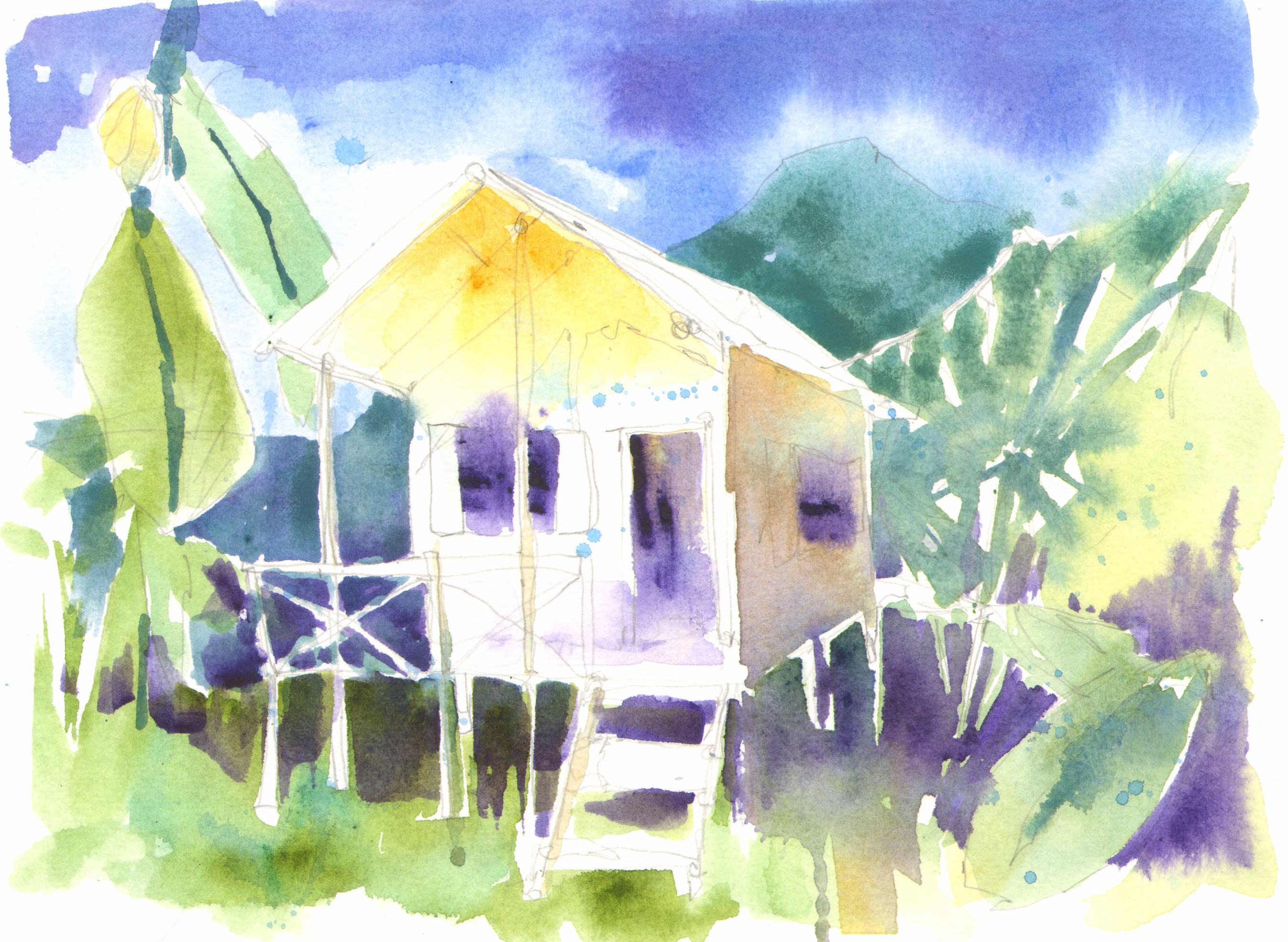 2693x1970 Sketches Art Spirit Drawings Amp Paintings By Alison Fennell - Caribbean Sketches