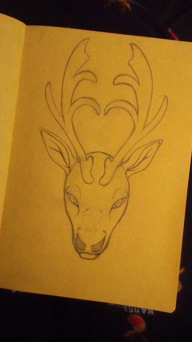 670x1191 Caribou Sketch By Socialbutter - Caribou Sketch