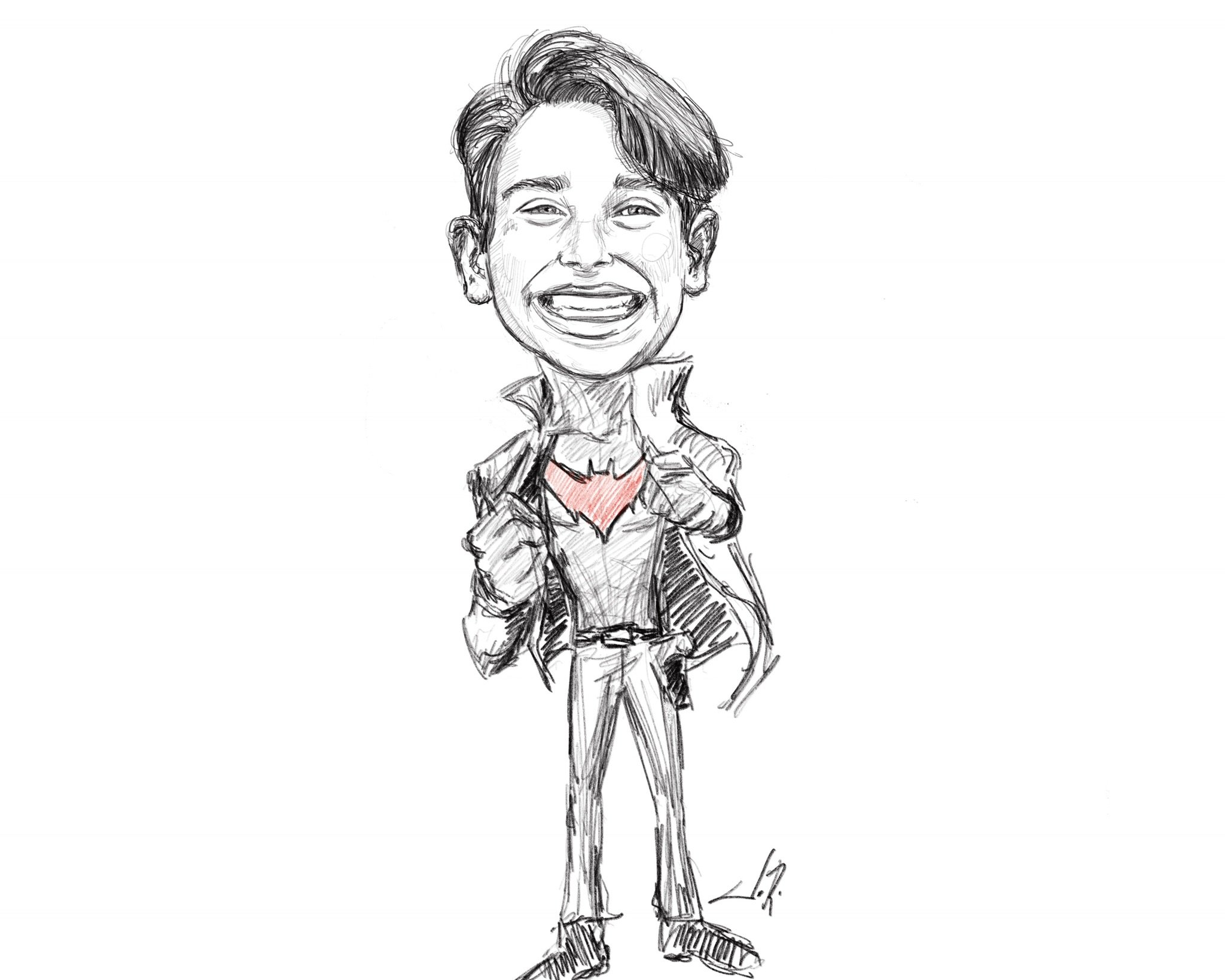 2048x1638 Custom Cartoon Character Sketch, Caricature Drawing, Customized - Caricature Sketch