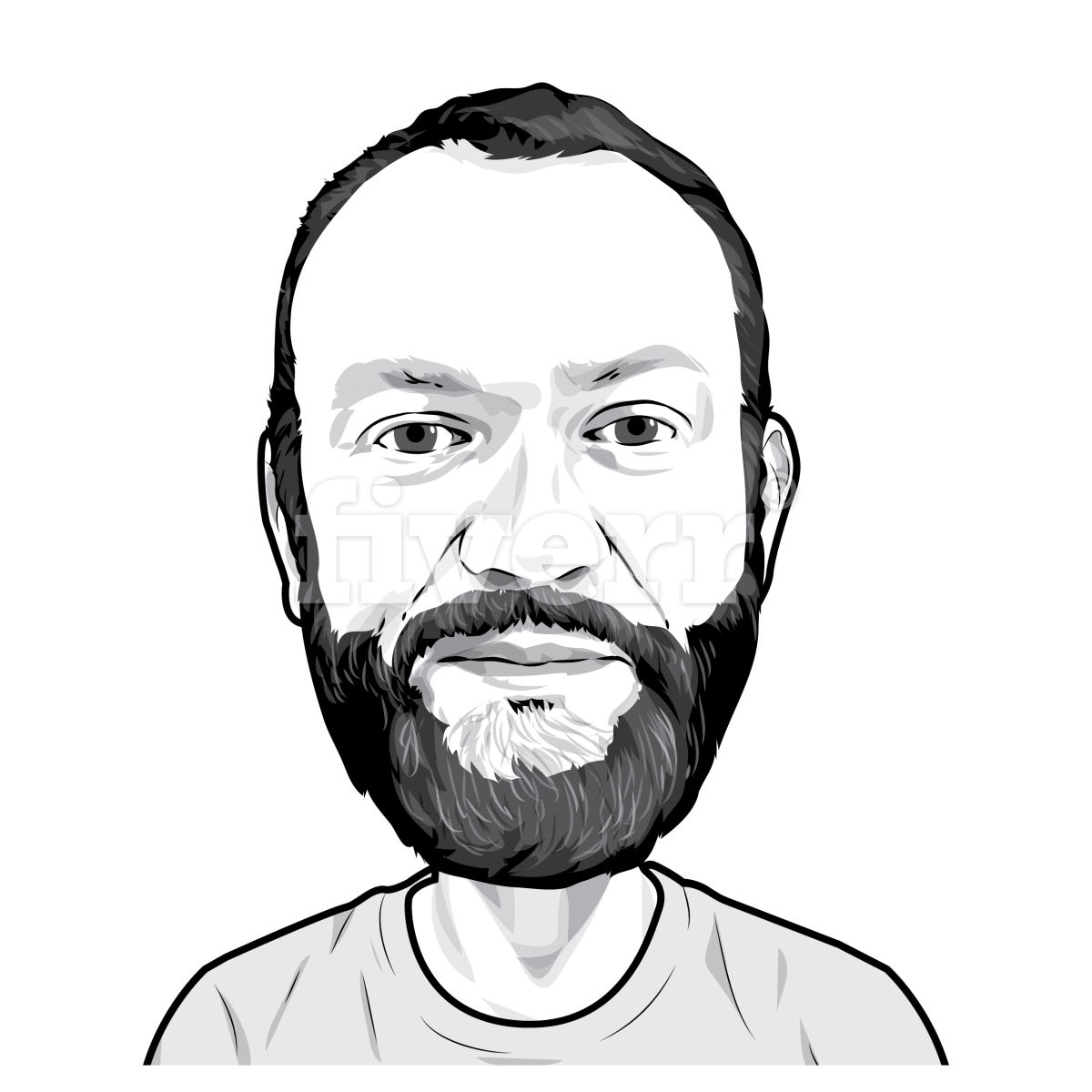 1200x1200 Make A Caricature Drawing Of You By Konco - Caricature Sketch