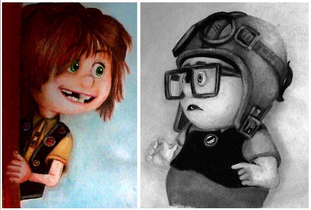 1068x720 Sketch With Me! Carl Amp Ellie From Up - Carl And Ellie Sketch