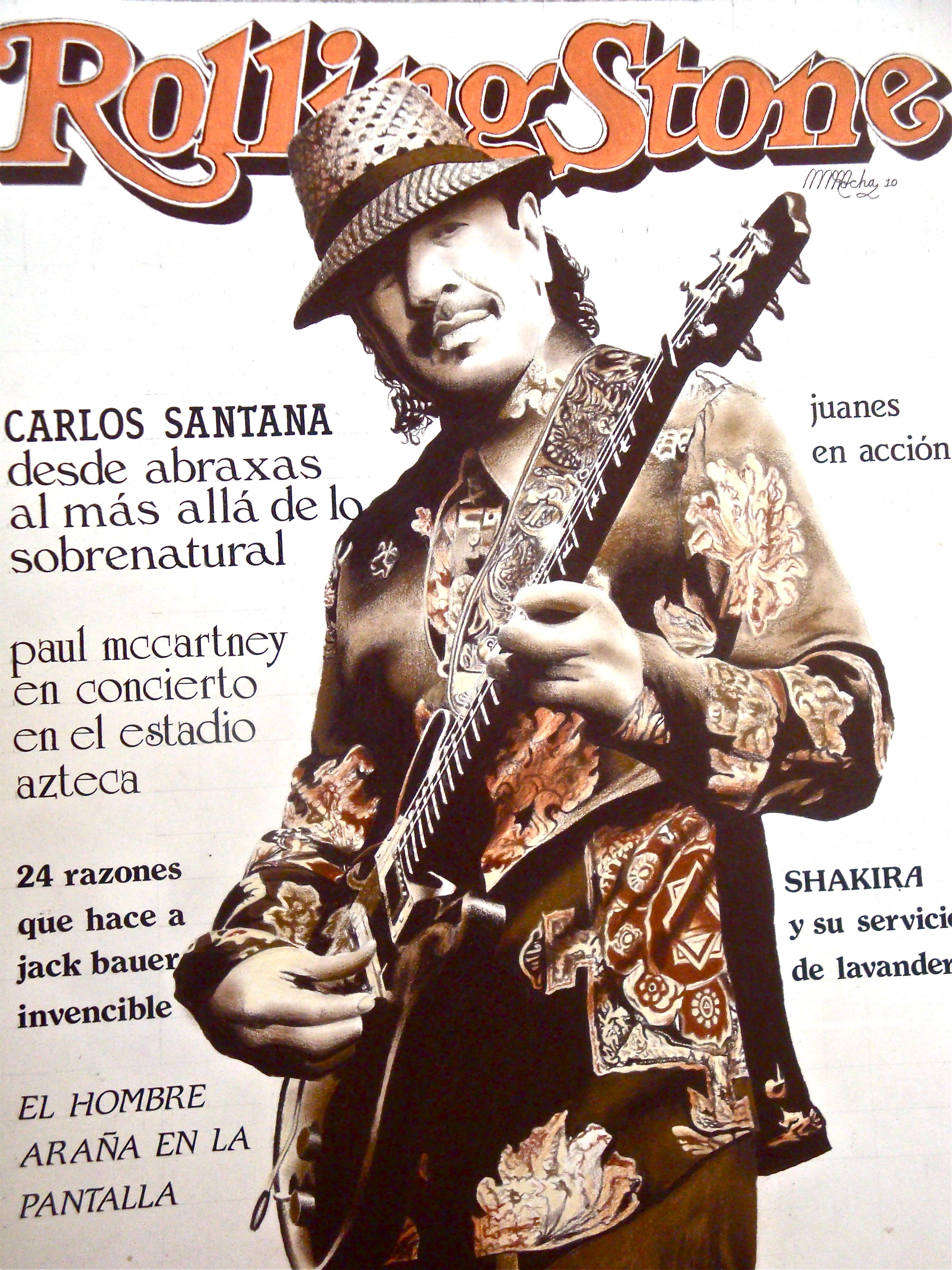 2736x3648 My Colored Pencil Drawing Of My Carlos Santana Fan Art!! Just - Carlos Santana Sketch