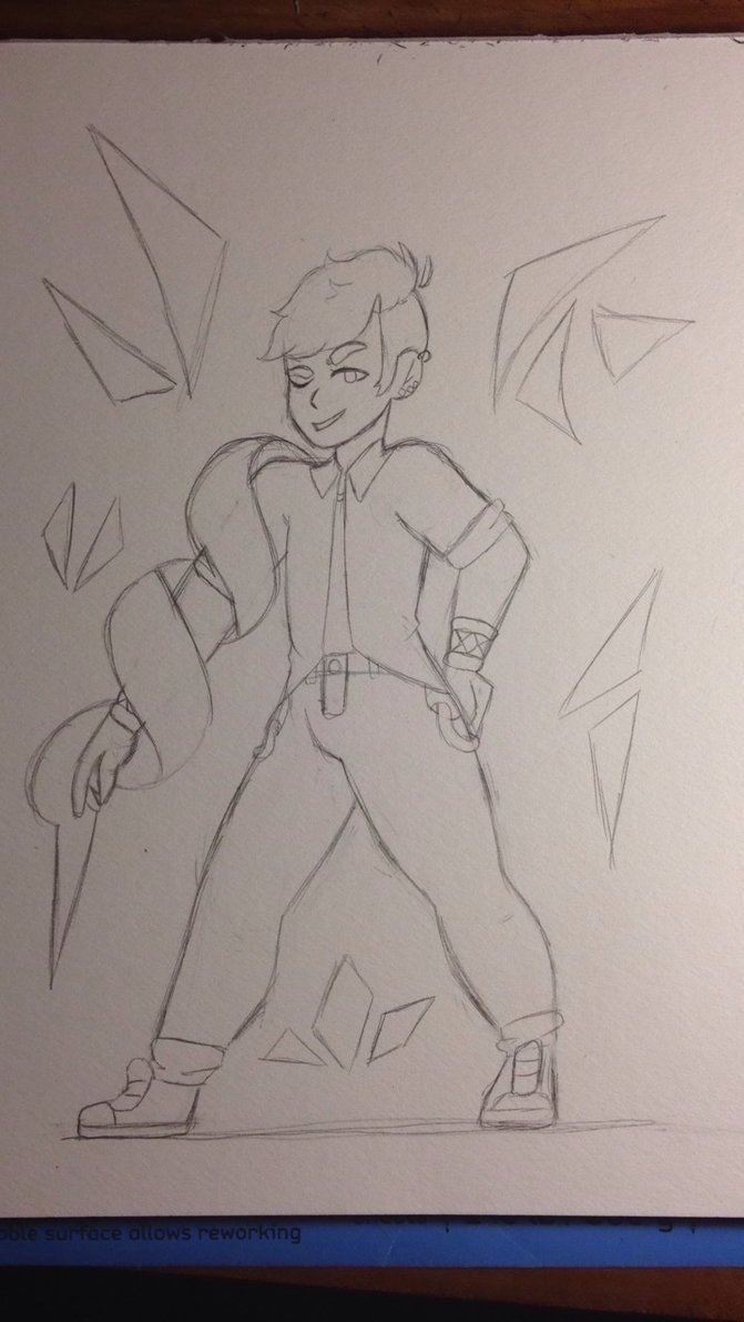 671x1191 Carlos Sketch By Honeydew Art - Carlos Sketch