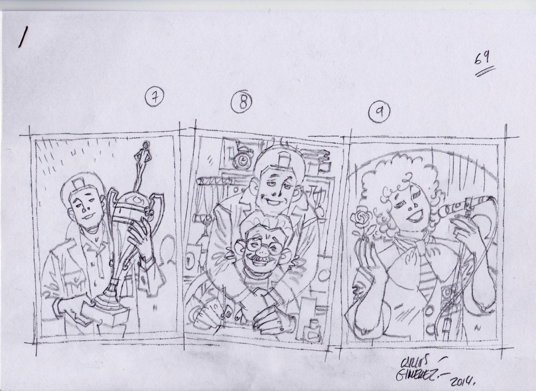 1712x1250 Pepe 5 By Carlos Gimenez ( Sketch A - Carlos Sketch